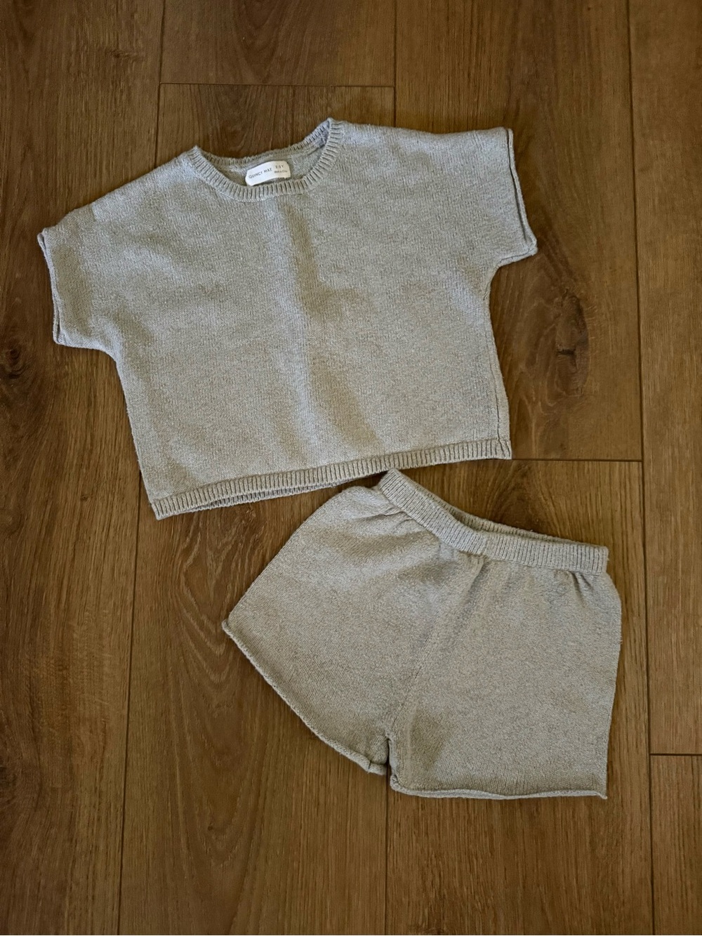 Quincy Mae Knit Set - Light Sage Lounge Set